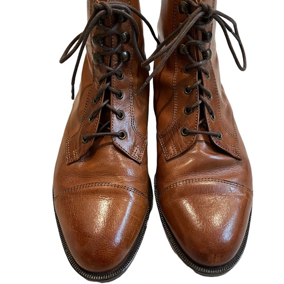 Nobel Shoe Italian Made Classic Looking Lace Up Ankle Boot - Picture 4 of 14